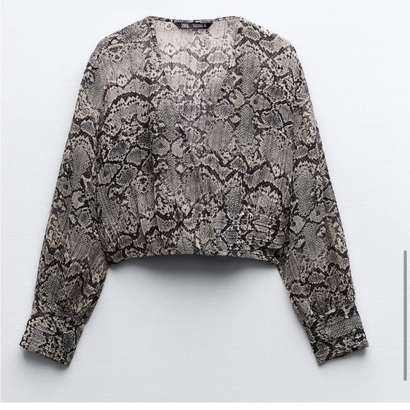 Zara snake print top - Picture 4 of 6